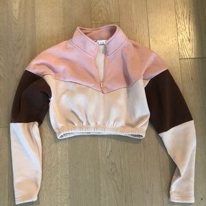 Cropped quarter zip!